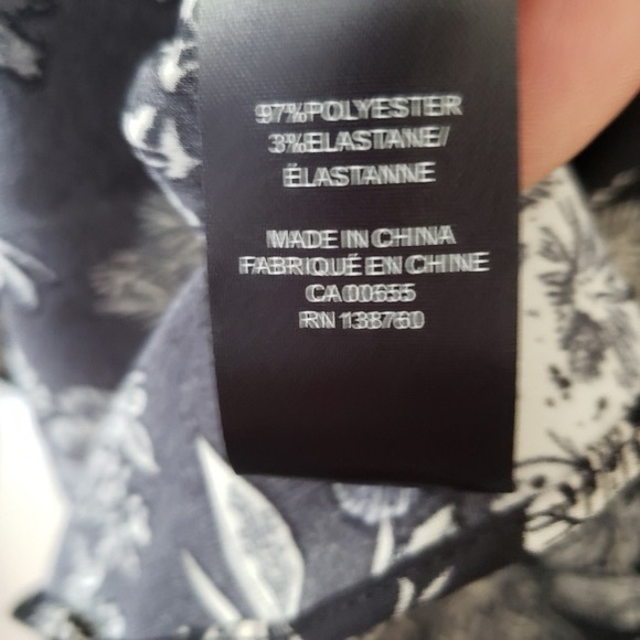 RW & Co Floral Printed Long Sleeve Midi Dress Sz 4 NWT - Picture 11 of 12